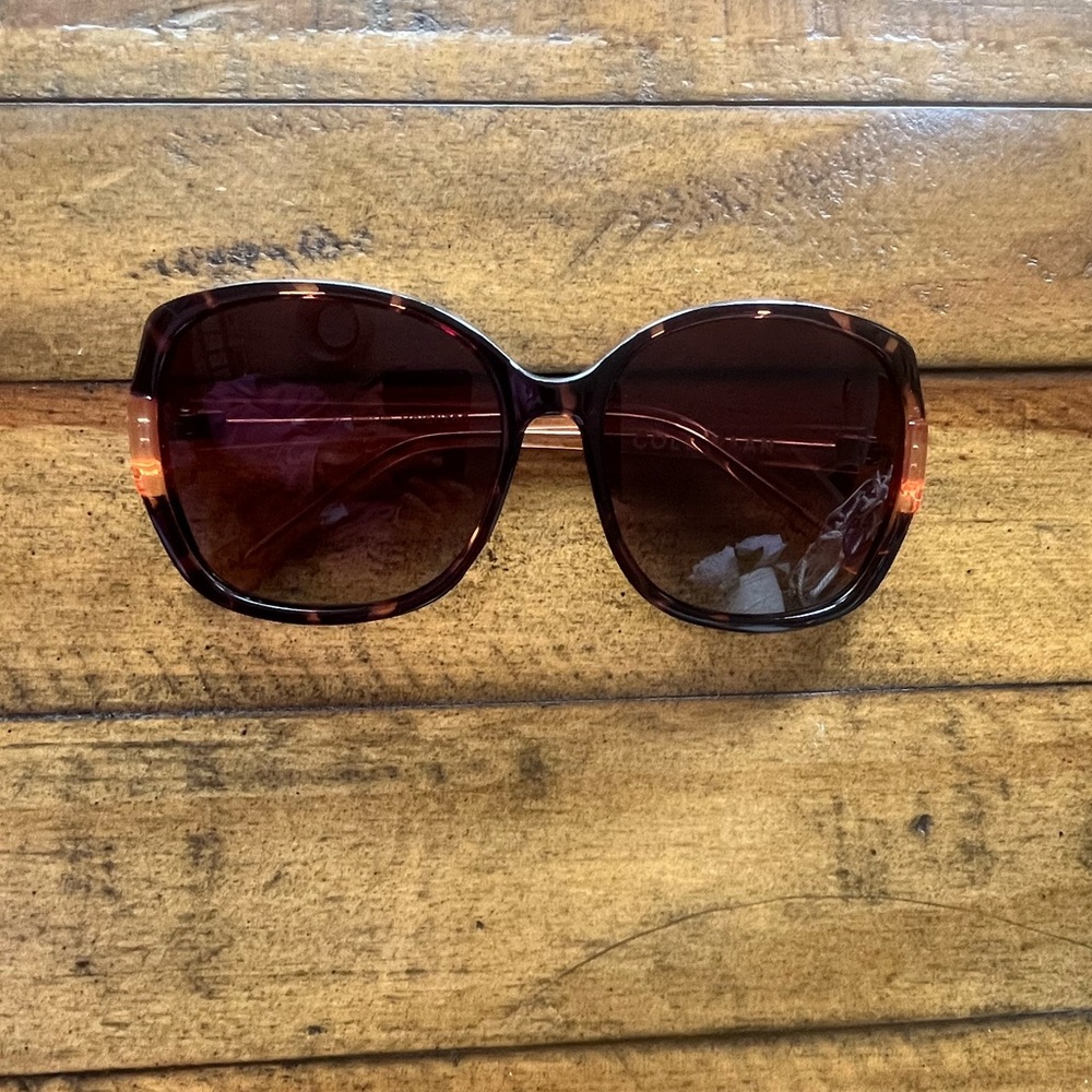 Cole Haan Tortoiseshell 70’s Inspired Sunglasses